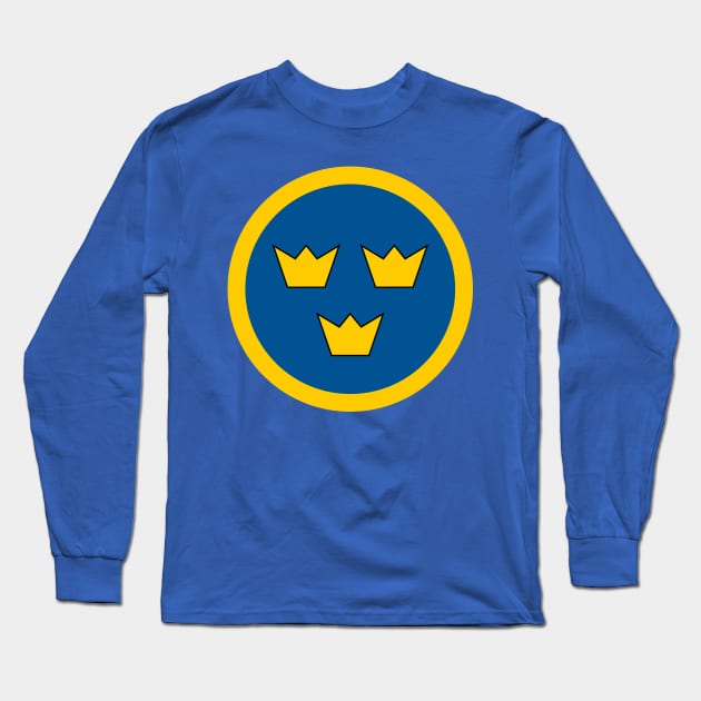 Royal Swedish Air Force - Flygvapnet Long Sleeve T-Shirt by MBK